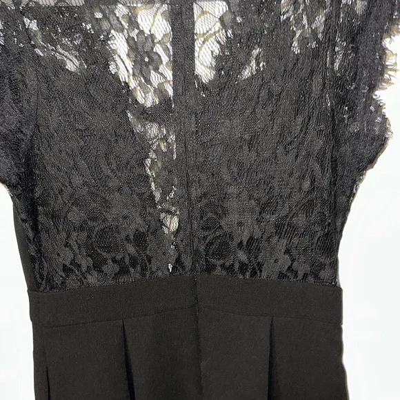 Lacy Black Dress So Cute! - Picture 7 of 8